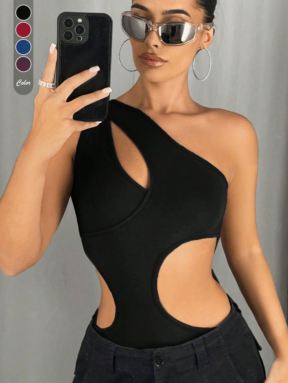 ZARA Asymmetric Design Trendy Tapered Leg Jumpsuit Spring Summer